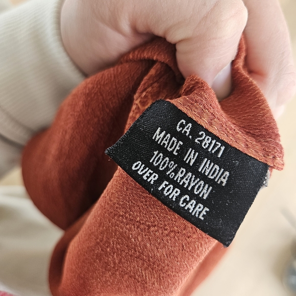 Vintage Papa Rayon Boho Skirt - S/M - Picture 6 of 6